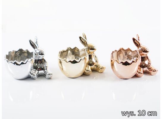 Osłonka skorupka ceramiczna 13,5 x 8,5 x 10 cm