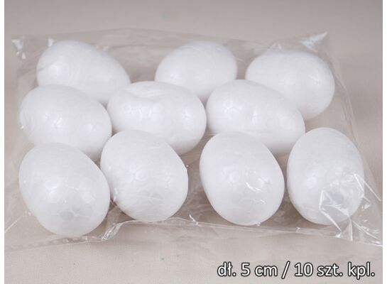 Jajko styropian DIY 5 cm 10 sztuk