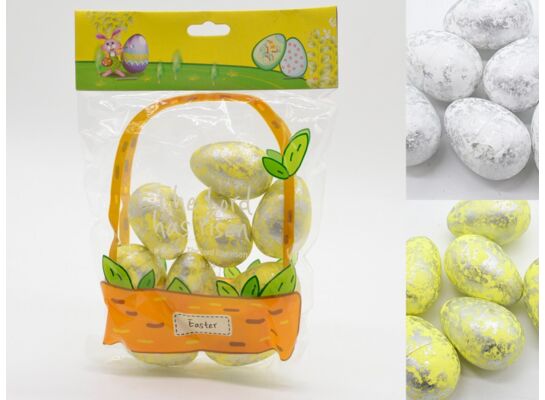 Jajka wielkanocne styropianowe 3 x 5 cm