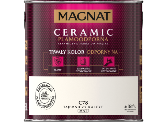 Farba ceramiczna tajemniczy kalcyt C78 2,5 l Magnat