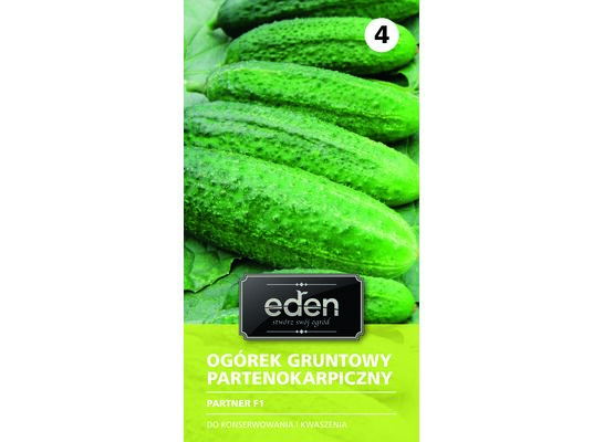 Ogórek gruntowy partenokarpiczny Partner F1 2 g Eden