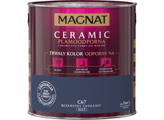 Farba ceramiczna bezkresny tanzanit C67 2,5 l Magnat