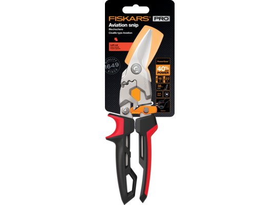 Nożyce do cięcia blachy PowerGear cięcie w lewo Fiskars 29 x 10,5 x 2,3 cm