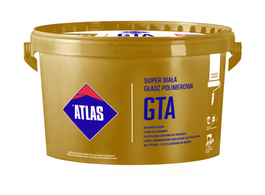 Super biała gładź polimerowa GTA 5 kg Atlas