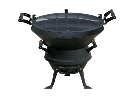 Grill żeliwny beczułka