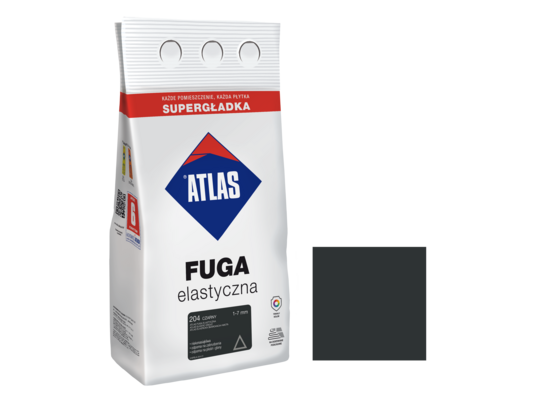 Fuga elastyczna 204 czarny 5 kg Atlas