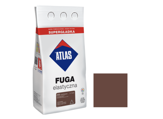 Fuga elastyczna 209 kasztanowy 5 kg ATLAS