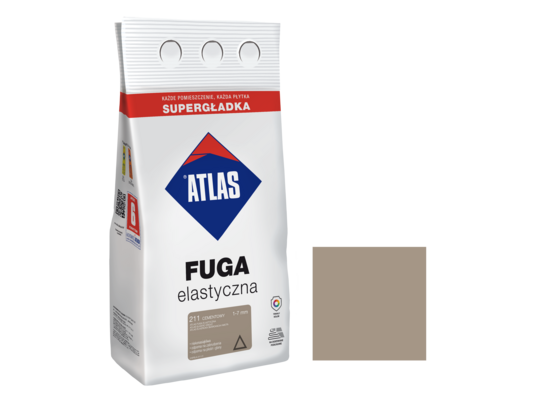 Fuga elastyczna 211 cementowy 5 kg ATLAS