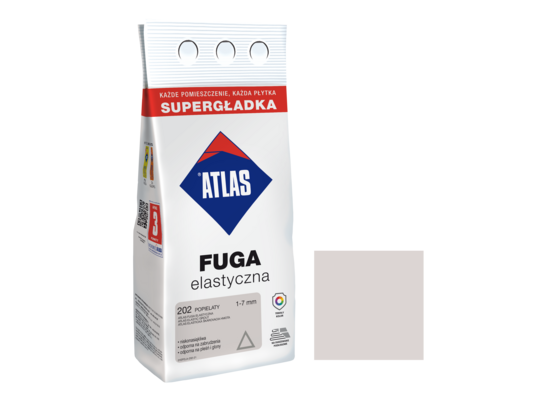 Fuga elastyczna 202 popielaty 2 kg Atlas