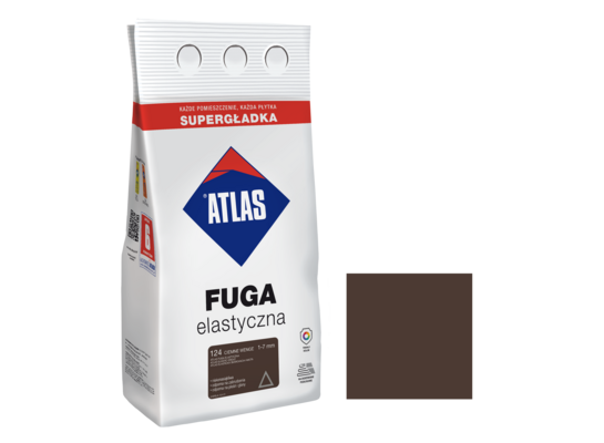 Fuga elastyczna 124 ciemne wenge 5 kg ATLAS