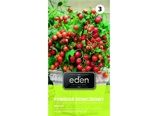 Pomidor doniczkowy czerwony Bajaja 0,5 g Eden