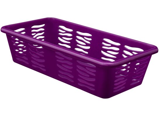 Koszyk zebra 25 x 15,8 x 8,1 cm śliwka
