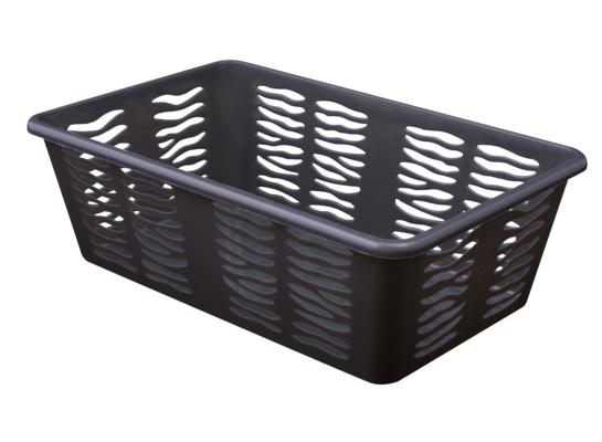 Koszyk zebra 30 x 20 x 11 cm szary