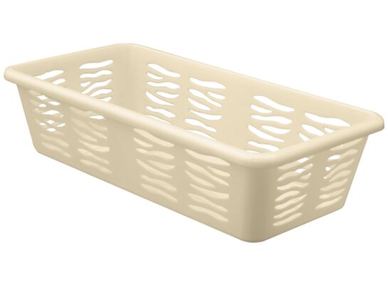 Koszyk zebra 19,7 x 10 x 5 cm krem