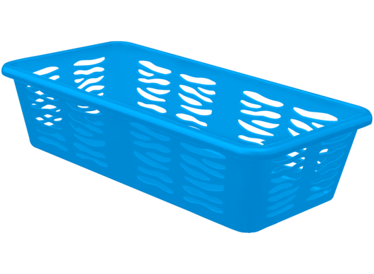 Koszyk zebra 19,7 x 10 x 5 cm niebieski