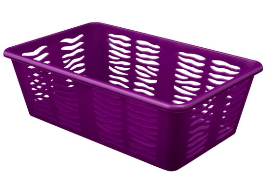 Koszyk zebra 30 x 20 x 11 cm śliwka