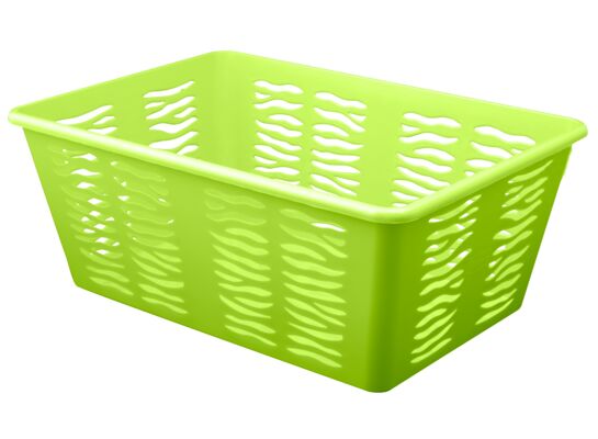 Koszyk zebra 36,4 x 25,4 x 14,5 cm zielony
