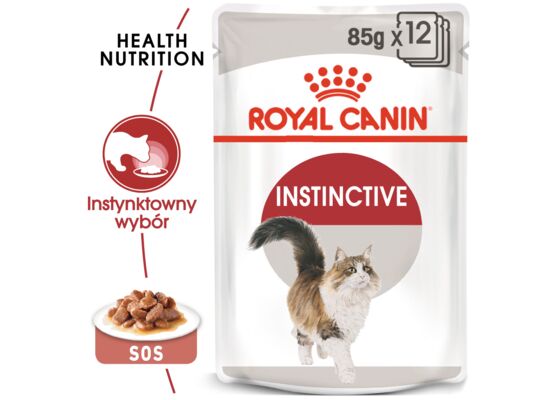 Karma mokra w sosie dla kotów dorosłych wybrednych 85 g Instinctive ROYAL CANIN