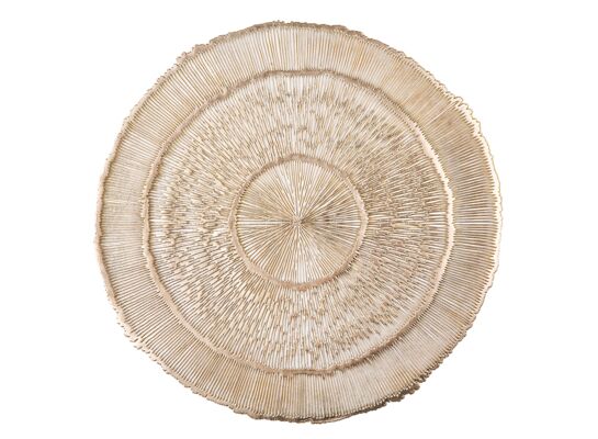 Mata stołowa 38 cm złota