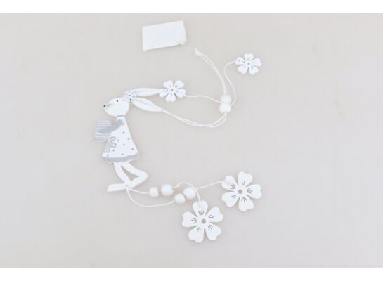 Zawieszka dekoracyjna drewniana królik