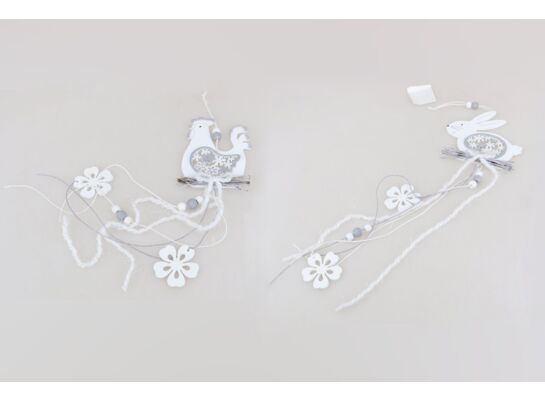 Zawieszka dekoracyjna drewniana