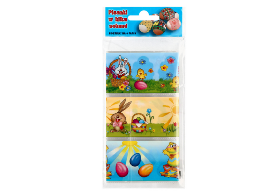 Kalkomania 6 sztuk w zawieszce