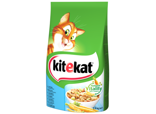 Karma pełnoporcjowa z rybą i warzywami 1,8 kg Kitekat