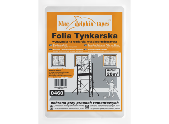 Folia tynkarska 4 x 5 m