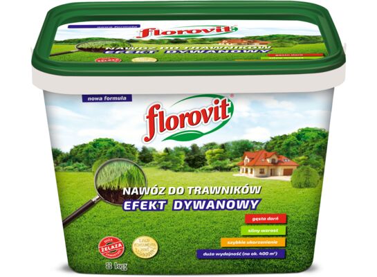 Florovit nawóz do trawników efekt dywanowy 8 kg