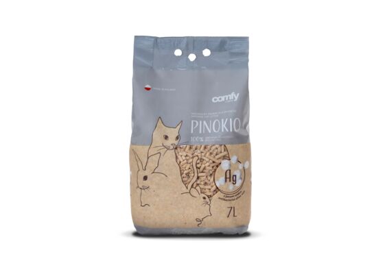 Uniwersalny żwirek drewniany Silver 7 l COMFY PINOKIO