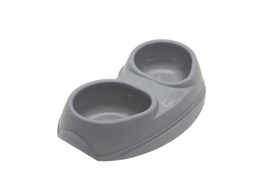 Miska Grey 2 x 200 ml SPACE BOWL