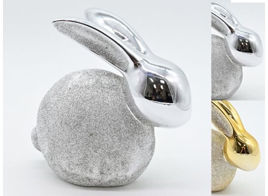 Zając ceramiczny 15,8 x 8,2 x 16 cm