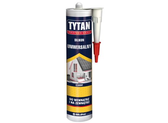 Silikon uniwersalny czarny 280 ml TYTAN PROFESSIONAL