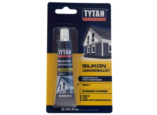 Silikon uniwersalny biały TYTAN PROFESSIONAL
