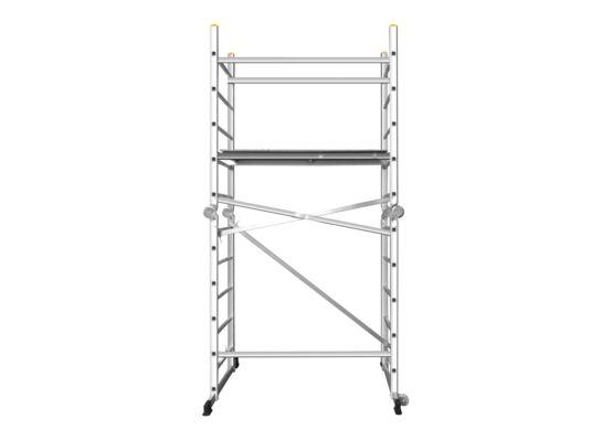 Rusztowanie aluminiowe drabinowe IKAR jezdne DRABEST