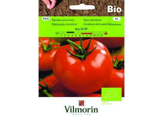 Pomidor gruntowy i pod osłony BIO ACE 55 VF 0,5 g Vilmorin Garden
