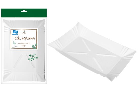 Tacki papierowe Green for Tomorrow 12 sztuk