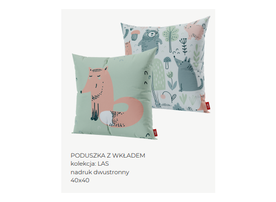 Poduszka Mollis Kids Las