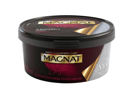 Farba Magnat Style Metallici srebrny 0,5 l