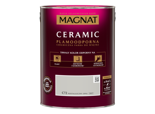 Farba ceramiczna MAGNAT Ceramic nostalgiczny opal C72 5 l