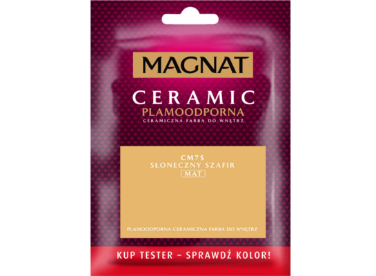 Farba ceramiczna MAGNAT Ceramic TESTER słoneczny szafir C75 30 ml