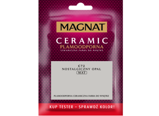Farba ceramiczna MAGNAT Ceramic TESTER nostalgiczny opal C72 30 ml
