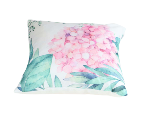 Poszewka na poduszkę 40 x 40 cm kwiaty 2 wzory