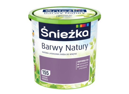 Farba lateksowa Barwy Natury górski krokus 155 5 l Śnieżka