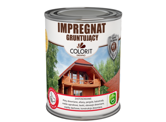 Impregnat gruntujący bezbarwny 0,75 l Colorit Drewno