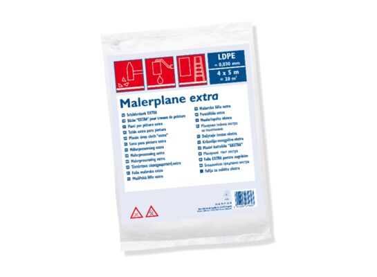 Plandeka budowlana LDPE 4 x 5 m 0,040 mm