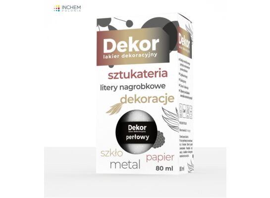 Lakier dekoracyjny Dekor 80 ml perłowy