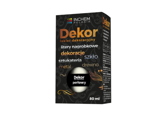 Lakier dekoracyjny Dekor 80 ml perłowy