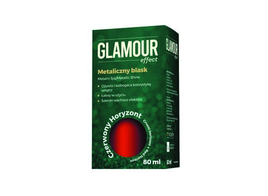 Pigment Glamour Effect Metaliczny Blask czerwony horyzont