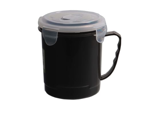 Kubek z pokrywką 0,71 l FRESH antracyt